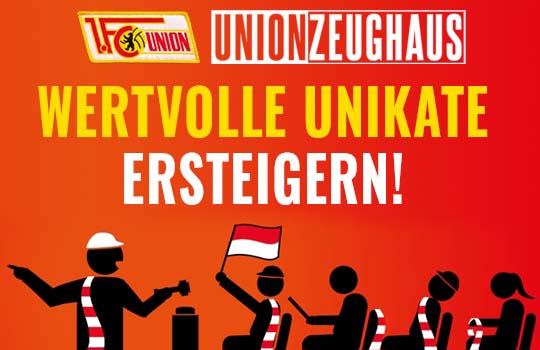 FC Union Berlin: Wertvolle Unikate ersteigern!
