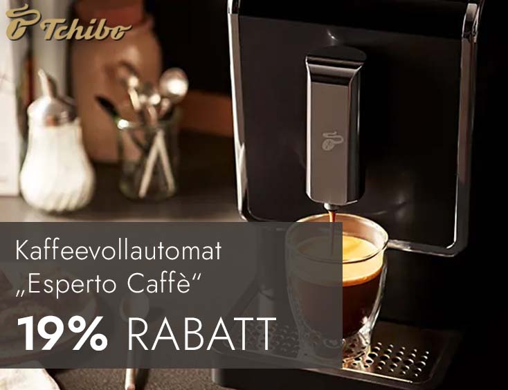 Tchibo Kaffeevollautomat „Esperto Caffè“ -19%