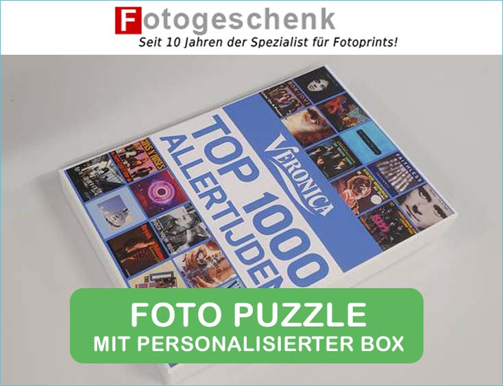100 Stück individuelles Foto Puzzle mit personalisierter Box