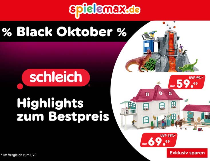 Ausgewählte Schleich Highlights im Black Oktober Sale