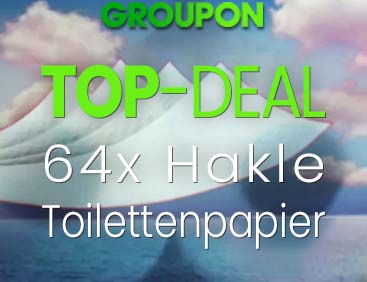TOP-Deal: 64 x Hakle Toilettenpapier