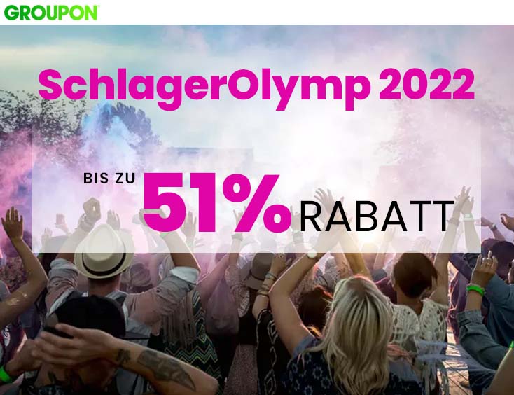 SchlagerOlymp 2022 - bis 51% RABATT