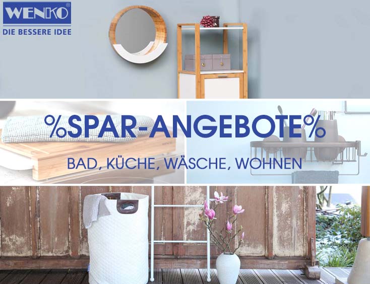 SPAR-Angebote% - Bad, Küche, Wäsche, Wohnen