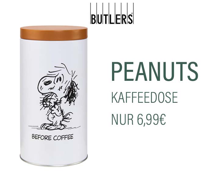 PEANUTS Kaffeedose nur 6,99 €