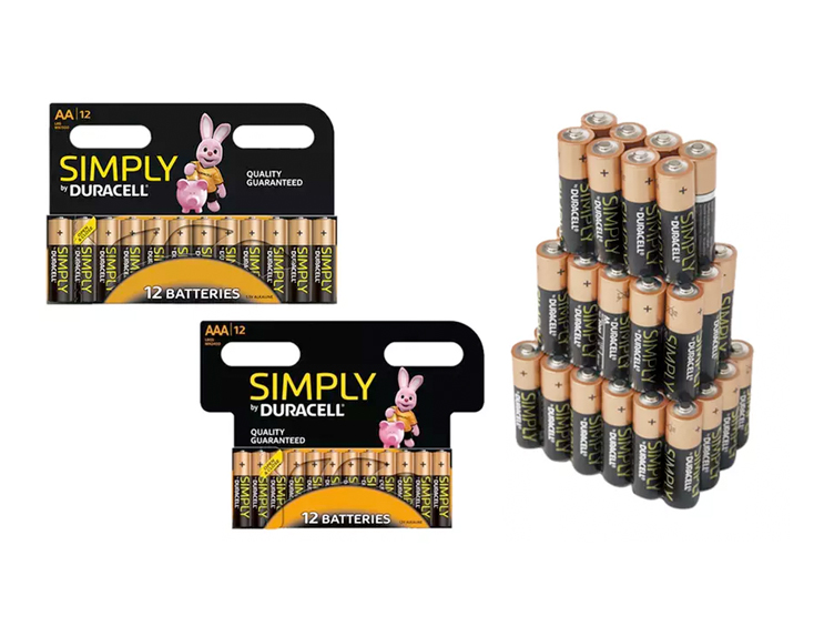 DURACELL AA + AAA Batterien SPAR-PAKETE
