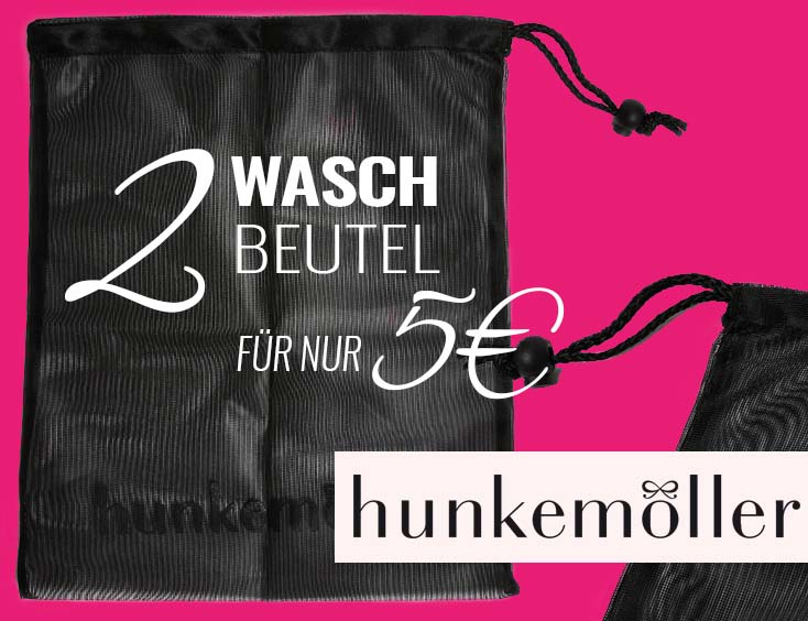 Hunkemöller: 2 Waschbeutel für zusammen 5 €