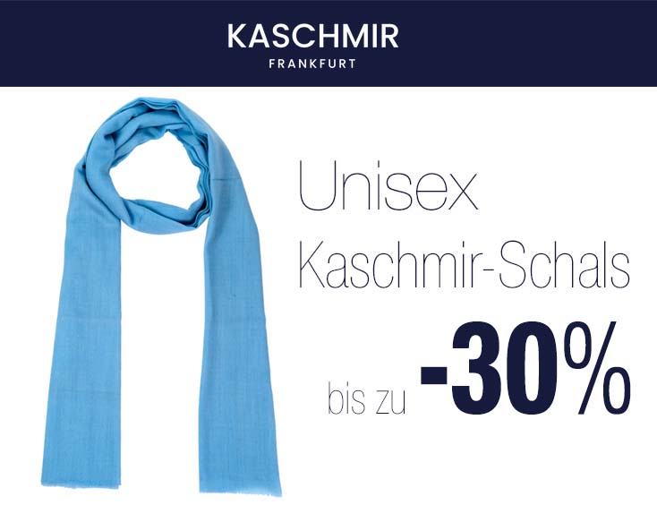 Unisex Kaschmir-Schals bis zu -30%
