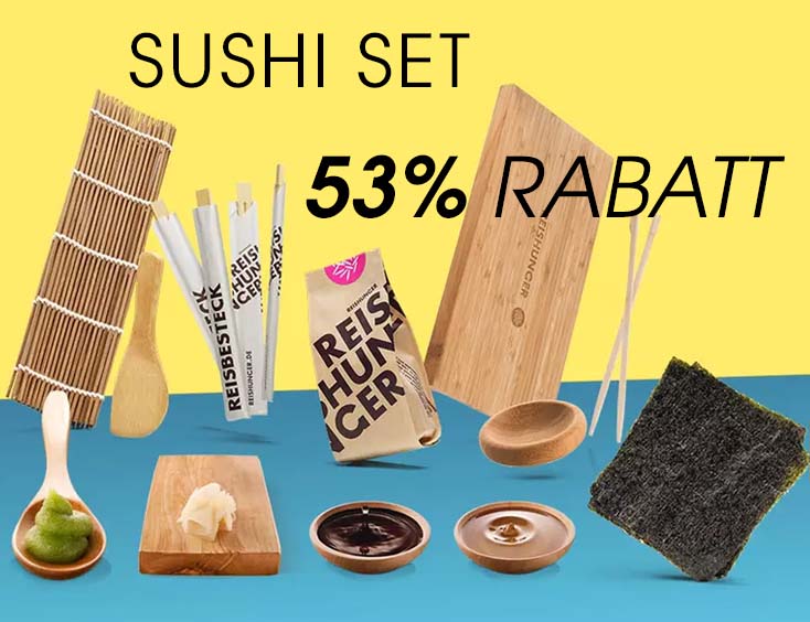 Exklusives TOP Sushi-Set 53% SPAREN