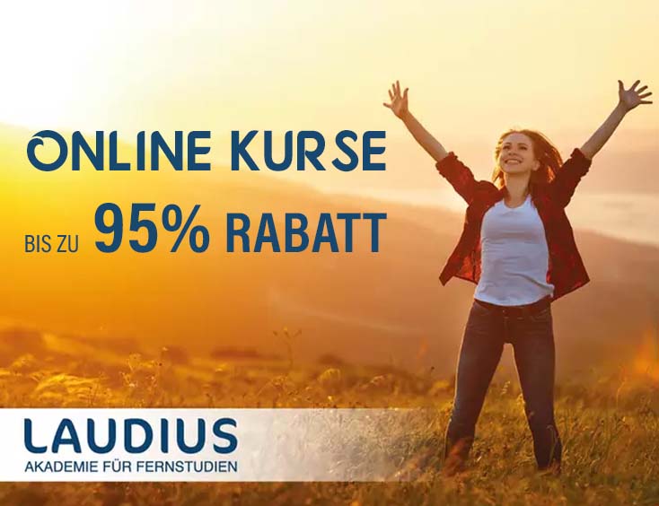 Laudius-Onlinekurse bis zu 95% RABATT