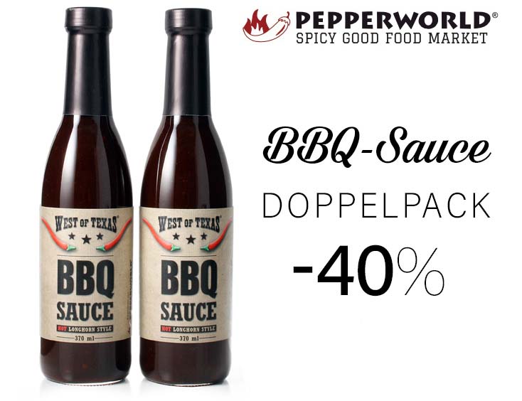 -40% | West of Texas® Smoky BBQ Sauce Doppelpack