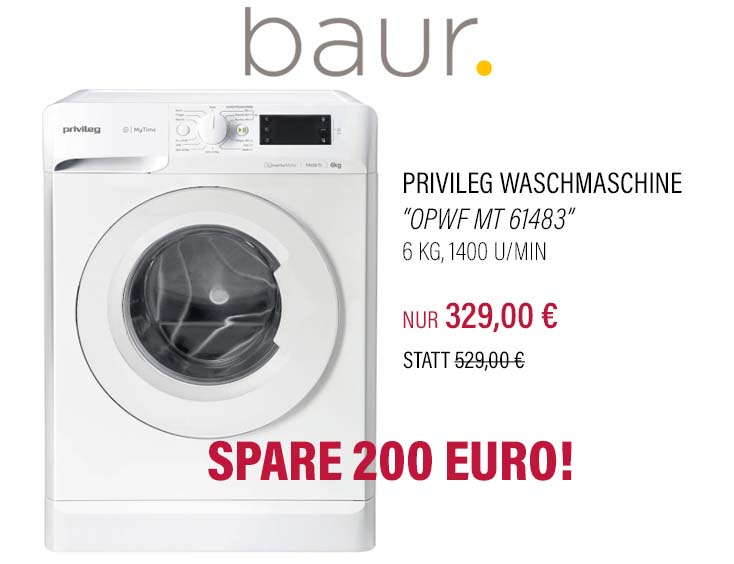 Privileg Waschmaschine | -200 € Sparen