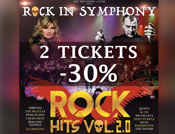 2 Tickets „Rock Hits Vol. 2.0“ | 30% SPAREN
