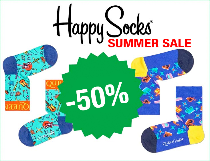 -50% auf Happy Socks Summer Sale