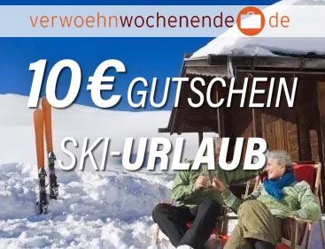 10 € Gutschein Ski-Urlaub