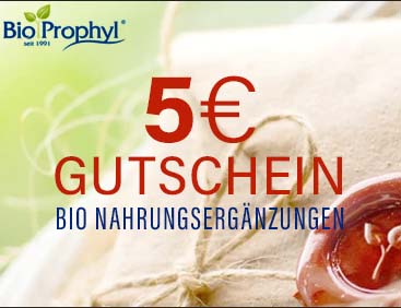 5 € Gutschein: Bio Nahrungsergänzungen