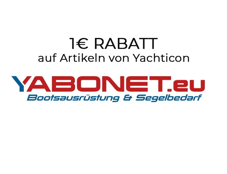 1€ Rabatt auf Produkte von Yachticon