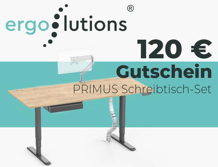 PRIMUS Schreibtisch-Set 120 € GUTSCHEIN