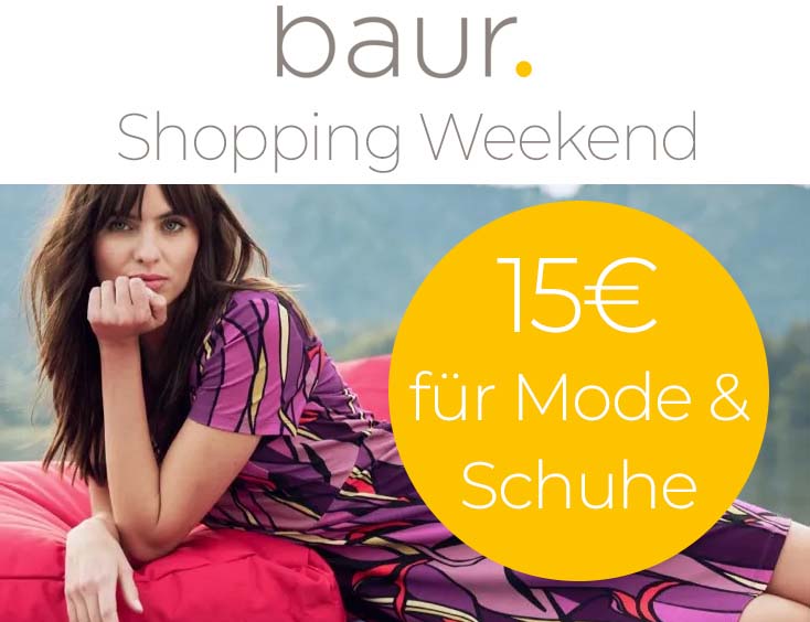 Shopping Weekend | 15€ für Mode & Schuhe