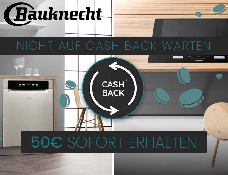 Bauknecht CashBack  - 50€ Preisabzug