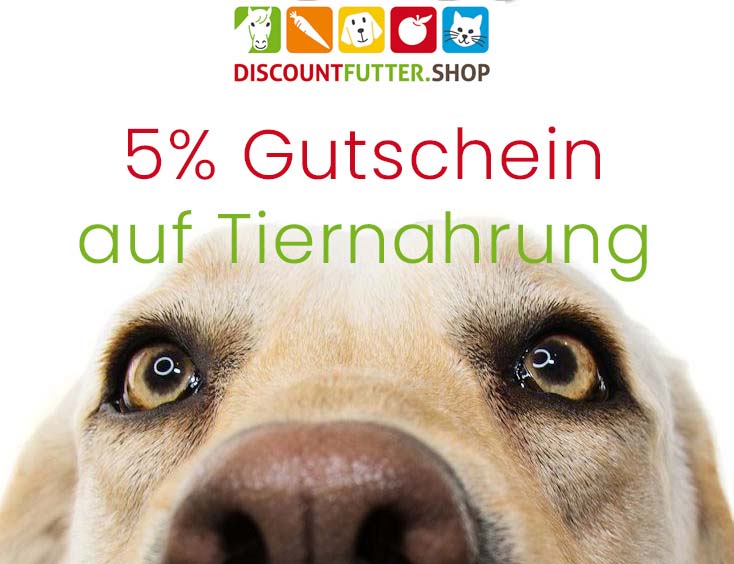 5% Gutschein auf Tiernahrung