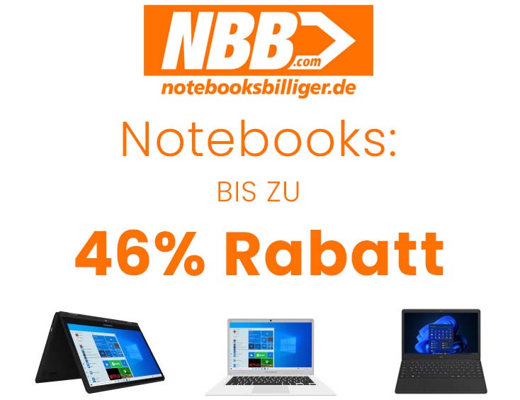 Notebooks: Bis zu 46% Rabatt