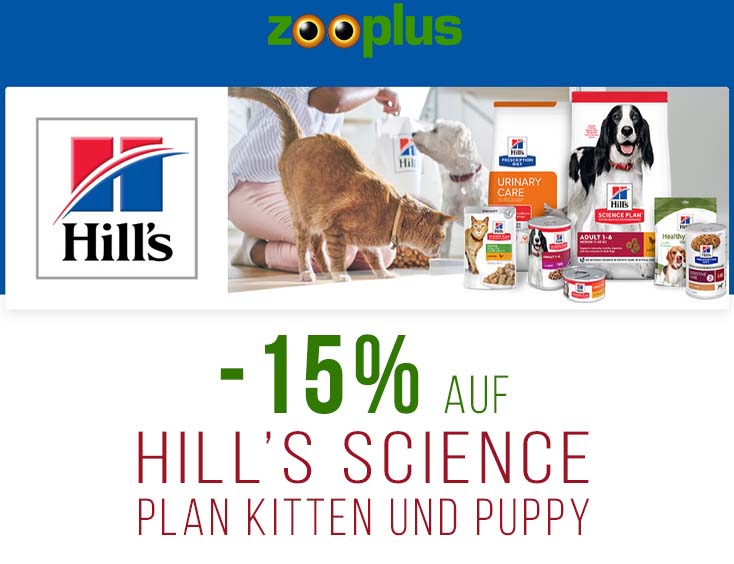 -15% Hill's Science Plan Kitten u. Puppy