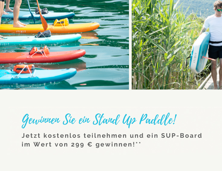 Stand-Up-Paddle (SUP) Gewinnspiel