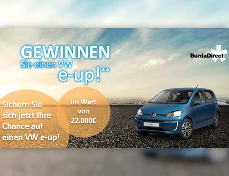 TOP-Gewinnspiel: VW e-up Verlosung