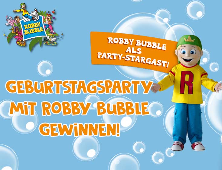 Geburtstagsparty mit Robby Bubble als Stargas